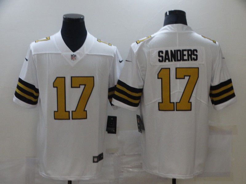 Men New Orleans Saints #17 Sanders White Nike Limited Vapor Untouchable NFL Jerseys
